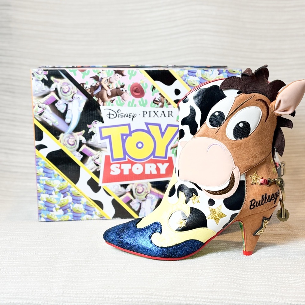 Irregular Choice Trusty Steed Pony Character Heels Brown Multi Size 39
